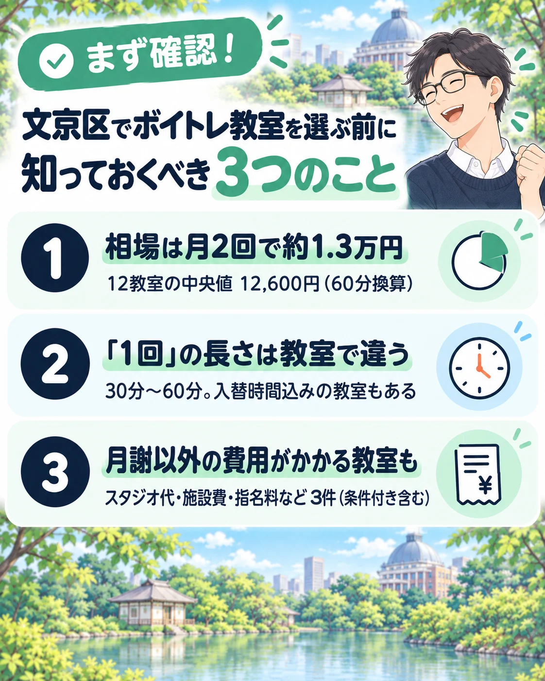 文京区でボイトレ教室を選ぶ前に知っておくべき3つのこと